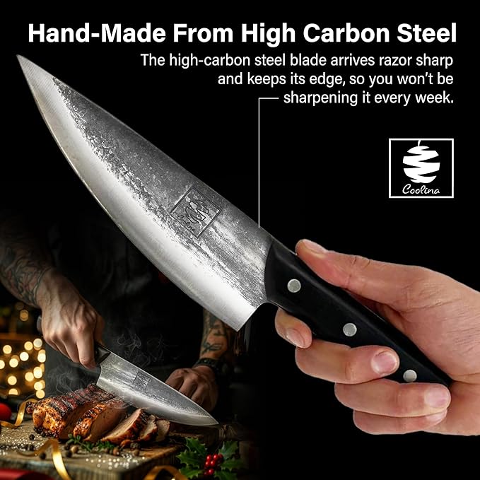 COOLINA Altomino Tungsten Steel Slicing Knife