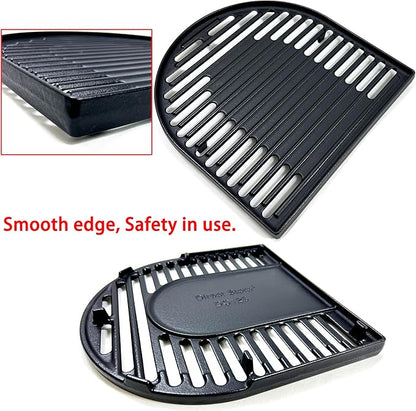 DC126 Cast Iron Grill Cooking Grates for Coleman Roadtrip Swaptop Grills LX LXE LXX, Non-Stick Grids Grates, 2 Pack