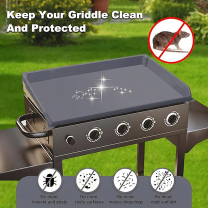 NancyL 36 Inch Silicone Griddle Cover for Blackstone, Full-Wrap 36" Griddle Mat Protective Grill for Blackstone Protector Accessories Kit (Gray)