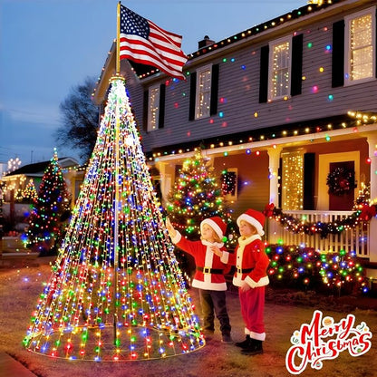 KNONEW 403ft 1000 LED String Lights Outdoor Christmas Lights 8 Modes & Timer Fairy Light Plug in Waterproof LED String Lights for Xmas Yard Tree Wedding Party Holiday Decorations (Multicolor)