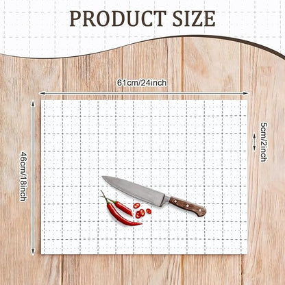Patelai 30 Pcs Disposable Cutting Boards 24" x 18" Large Heavy Duty Cutting Boards Paper Sheets Mats Drawer Liner for BBQ, Camping, Hunting and Catering