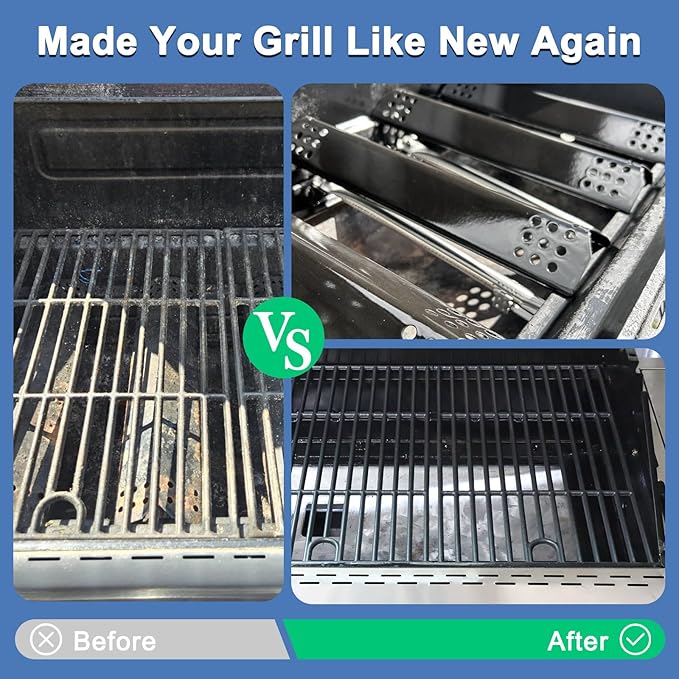 Replacement Parts for Nexgrill 720-0925P 720-0925 4 Burner Gas Grill, Replacement for Nexgrill 720-0925P Grate and Nexgrill 720-0925P Flame Tamer