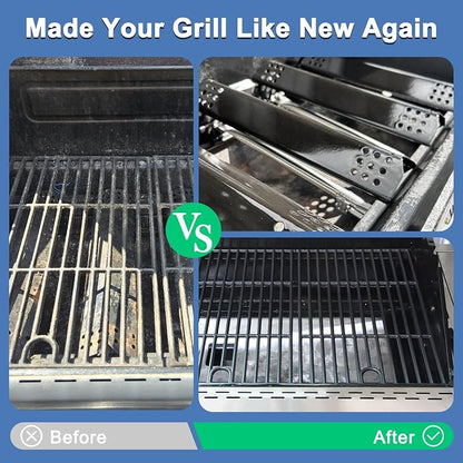 Replacement Parts for Nexgrill 720-0925P 720-0925, Grease Tray, Flame Tamer, Burners and Igniter, Grill Grates for Nexgrill 720-0925P 4 Burner Gas Grill