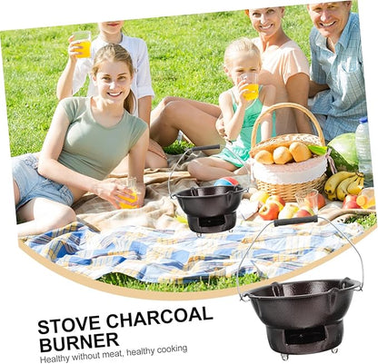 1 Set Charcoal Stove Charcoal Grills Firepl Coffee Accessories Japanese Grill Indoor Fire Bowl Tea Stove BBQ Supplies BBQ Tool
