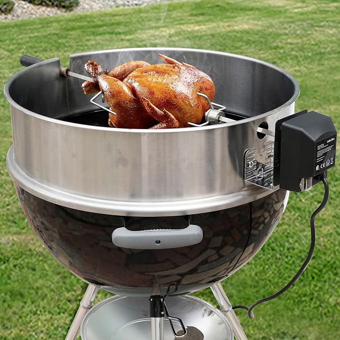 Onlyfire Universal Barbecue Grill Stainless Steel Rotisserie Motor Bracket
