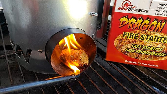 BBQ Dragon Egg Fire Starter-32 Pack Fire Starters for Fireplace-Ultra Fast, Long Lasting Charcoal Starter-Waterproof, Natural Fire Starters for Wood Stove, Campfire, Fire Pit, Charcoal Grill, Fatwood