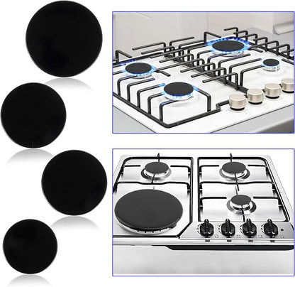 Surface burner cover replacement part suitable for GE gas range/oven/stove wb29k10006-1 large cap - 3 1/2 inches wide- wb29k10001-2 medium caps-3 3/16 wide wb29k10009-1 small cap- 2 9/16