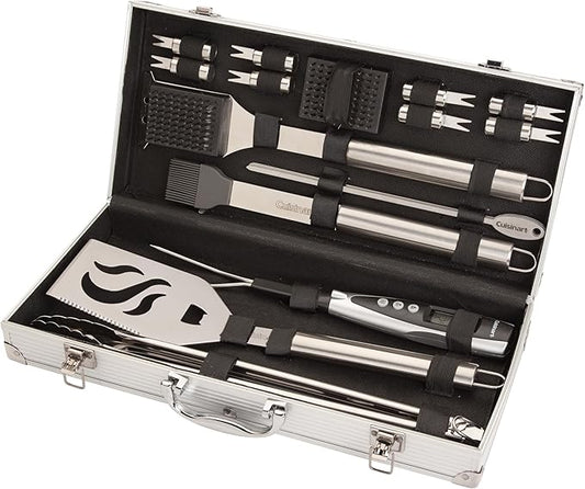 Cuisinart 20-Piece Deluxe Stainless Steel Grill Tool Set - CGS-5020