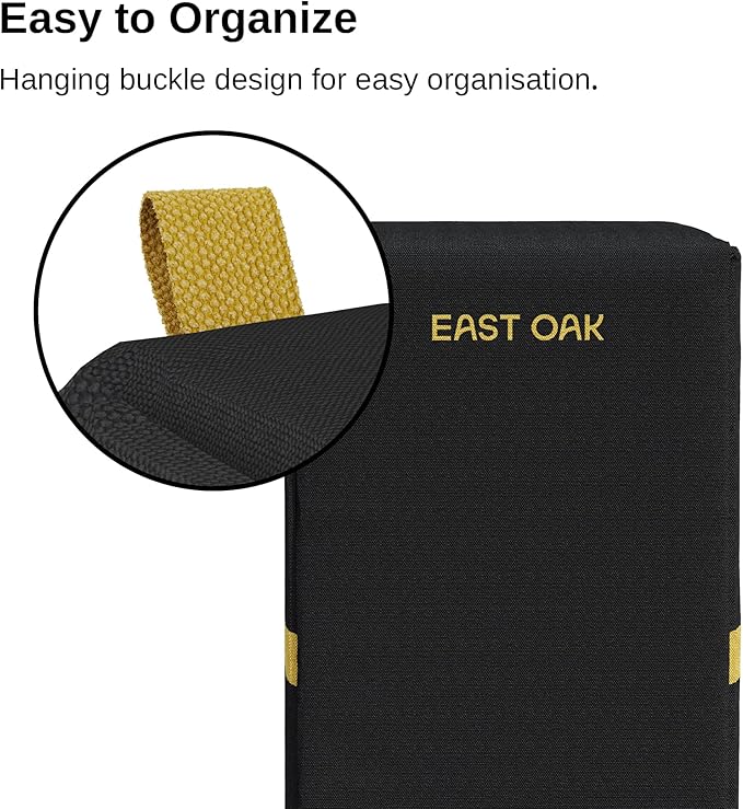 East Oak 30-Inch Electric Smoker Cover for Outside with Vents, Heavy Duty 600D PVC Waterproof UV-Resistant Smoker Grill Cover, Vertical Smoker Cover with Straps and Buckle for Convenient Storage