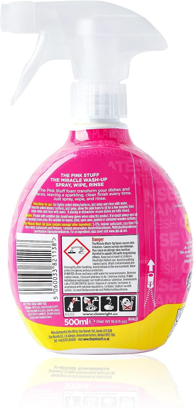 Stardrops - The Pink Stuff - The Miracle Wash Up Spray Bundle (2 Wash Up Sprays)