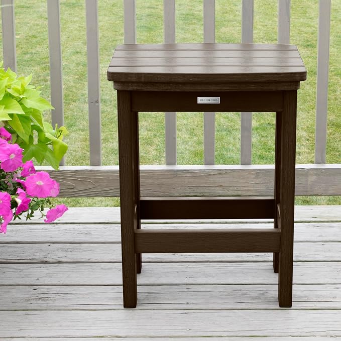 highwood Lehigh 6pc Counter Height Balcony Dining Set, Weathered Acorn