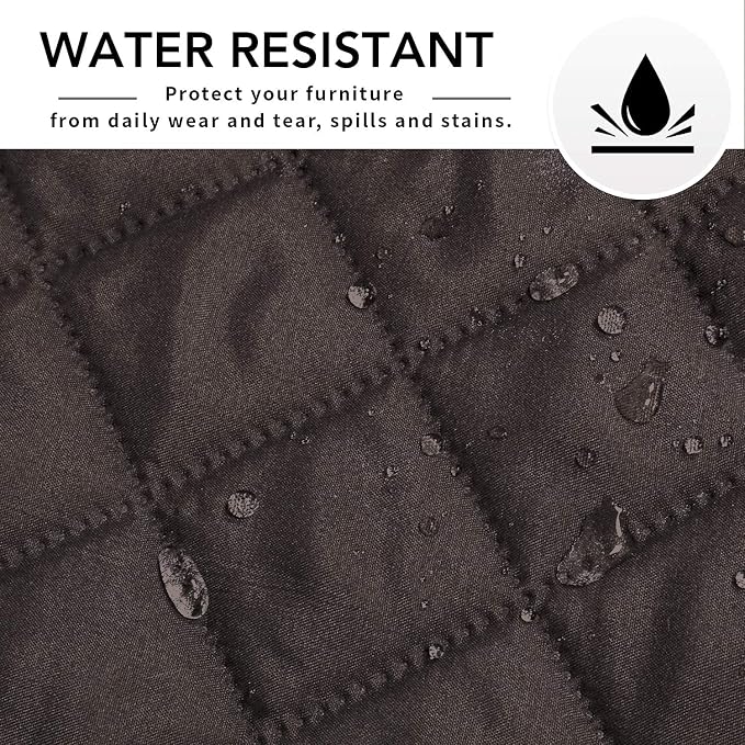 Easy-Going Reversible Chaise Lounge Couch Cover Water Resistant Sofa Cover Sectional L Shaped Sofa Slipcover with Adjustable Straps Furniture Protector for Dogs (115X34 in, Chocolate/Chocolate) | Machine Washable Slipcover For Dogs, Water Resistant Fur...