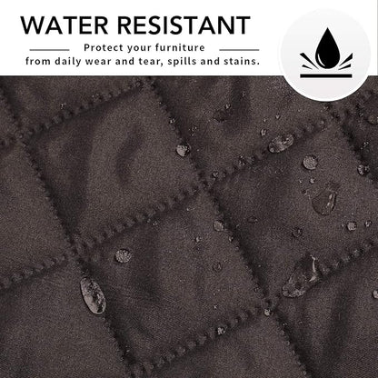Easy-Going Reversible Chaise Lounge Couch Cover Water Resistant Sofa Cover Sectional L Shaped Sofa Slipcover with Adjustable Straps Furniture Protector for Dogs (115X34 in, Chocolate/Chocolate) | Machine Washable Slipcover For Dogs, Water Resistant Fur...