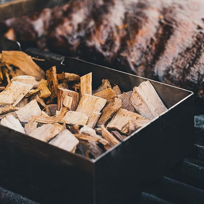 Fire & Flavor Premium All Natural Smoking Wood Chips, 2 Pounds, Hickory