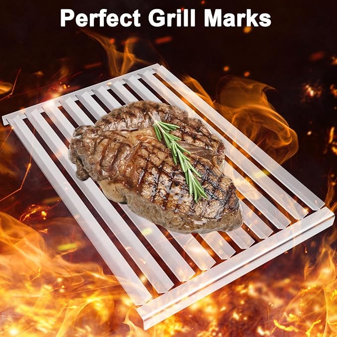 Grill Grates for Solaire 27GXL Grills Stainless Steel Grill Replacement Grates for SOL-2813R, 11.2 x 16.7 Inch