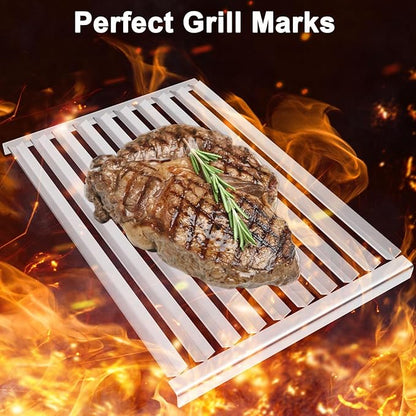 Grill Grates for Solaire 27GXL Grills Stainless Steel Grill Replacement Grates for SOL-2813R, 11.2 x 16.7 Inch