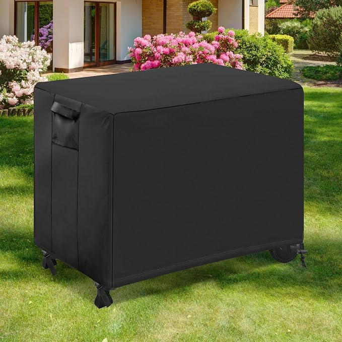EATAKWARD 60'' X 24'' X 35'' 420D Waterproof Outdoor Prep Table Cover, Oxford fabric BBQ Table Cover, Suitable for Grill Table, Patio Kitchen Prep, Work Table, Workbench, Dining Cart