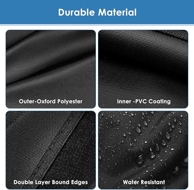 Vertical Pellet Smoker Cover for Pit Boss 4/5 Series, PBV4PS1, PBV4PS2, PBV5P1, PBV5PW1, 4 II Series PB10739, Heavy Duty 600D Waterpoorf Outdoor BBQ 73550 Grill Cover for Pro Series 4 Smokers