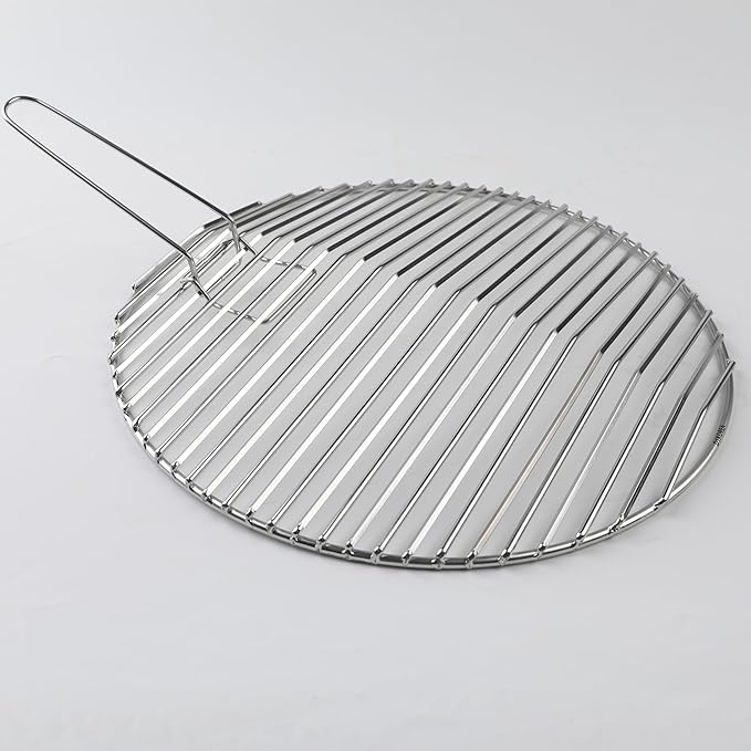 Peaked Grill Cooking Grate for Weber 22 Inch Kettle Grill, Premium Stainless Steel Replacement Grate with Square Rolled Anti-Flare Design