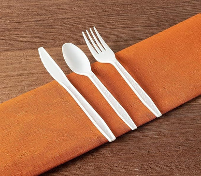 PARTY BARGAINS Argyle White Plastic Cutlery Set 2160-Piece – 1080 Forks, 720 Spoons, 360 Knives – Heavy-Duty Disposable Utensils for Parties, Weddings, Buffets, BBQs & Catering – BPA Free