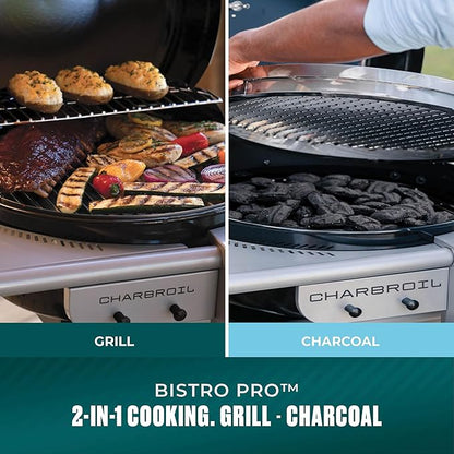 Charbroil Bistro Pro Gas Grill for Small Spaces and Patios, Black - 25302161