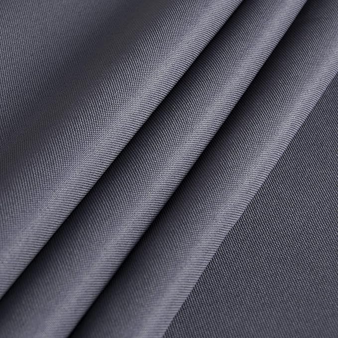 sancua Rectangle Tablecloth - 70 x 108 Inch - Stain and Wrinkle Resistant Washable Polyester Table Cloth, Decorative Fabric Table Cover for Dining Tables, Buffet Parties and Camping, Grey