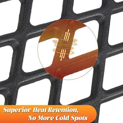 Grill Grates for Traeger Pro 34 Series Eastwood Texas Elite Cast Iron Cooking Grate Grid BAC367 HDW194 Rack BBQ Replacement Parts Wood Pellet Smoker Accessories