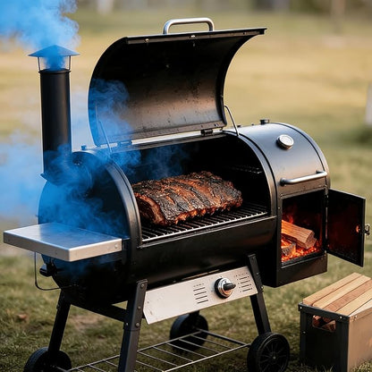 Pizza Oven Wood 19 Lbs Kiln-Dried Cherry Wood 8 Inch Mini Barkless Cooking Logs for Pizza Ovens, Grills & Smokers, Fits Ooni, Gozney, Solo Stove, for Camping, Fire Pits & Bonfires