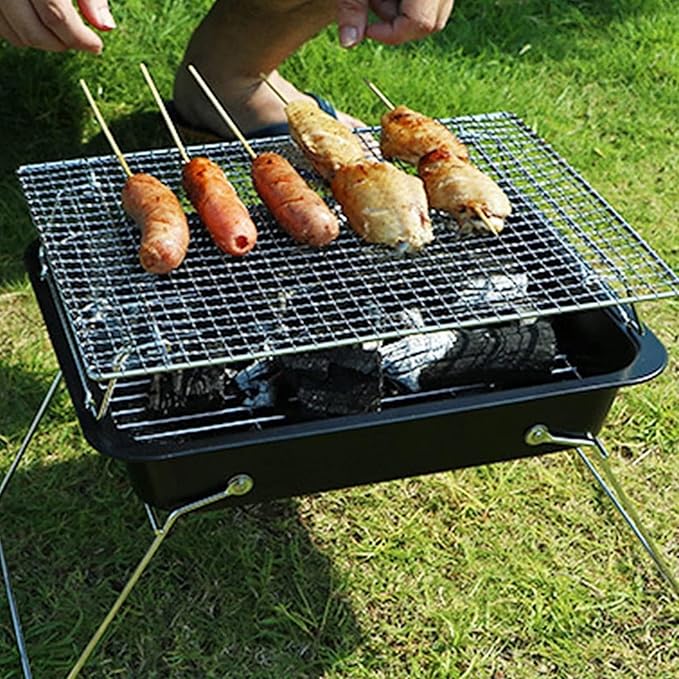 Barbecue Grill Outdoor Outdoor Charcoal Grill Portable Foldable Barbecue Tool For Picnic Patio Backyard Camping Picnic