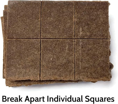 Midwest Hearth Charcoal Starters for BBQ Grill and Barbecue Smokers (48 Squares) Made in USA
