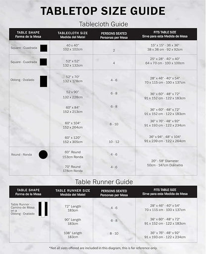 DII PVC Tabletop Collection Woven Indoor/Outdoor, Table Runner, 14x72, Black (Pack of 12)