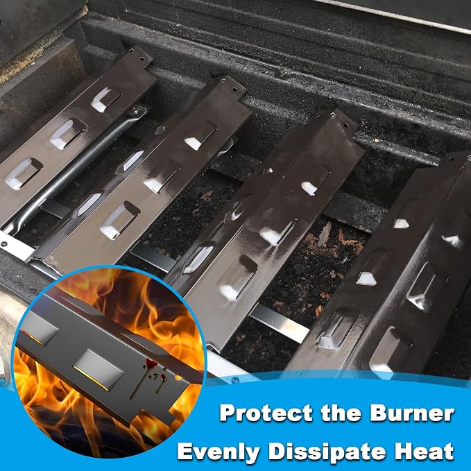 LS'BABQ Grill Replacement Parts for Charbroil 463436213, 463436214, 463440109, 463441312, 461442114, Master Chef 85-3100-2, 85-3101-0, Thermos 461442114, Cooking Grate and Heat Plate Tent Repair Kit