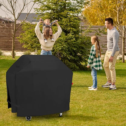 Outdoor Grill Cover Fits Cuisinart 28" Griddler and Broiler Combo CGG-9020 & 28" Griddle with Hood CGG-9748, Cover Geny Waterproof 600D Heavy Duty BBQ Griddle Covers, 54" L x 28" D x 39" H.