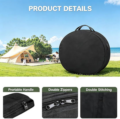 28" Round Cocktail Table Carry Bag, Heavy Duty 600D Oxford
