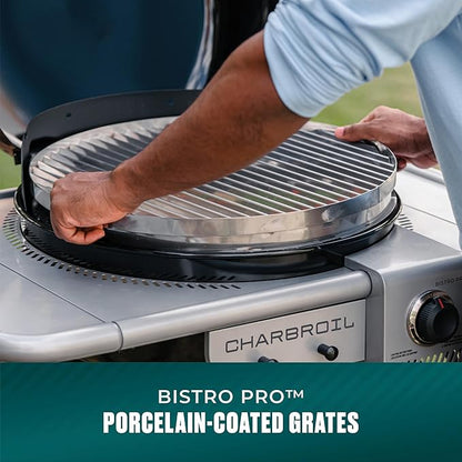 Charbroil Bistro Pro Gas Grill for Small Spaces and Patios, Black - 25302161