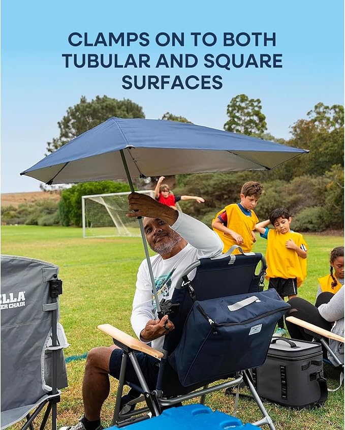 Sport-Brella Versa-Brella SPF 50+ Protection Adjustable Umbrella with Universal Clamp
