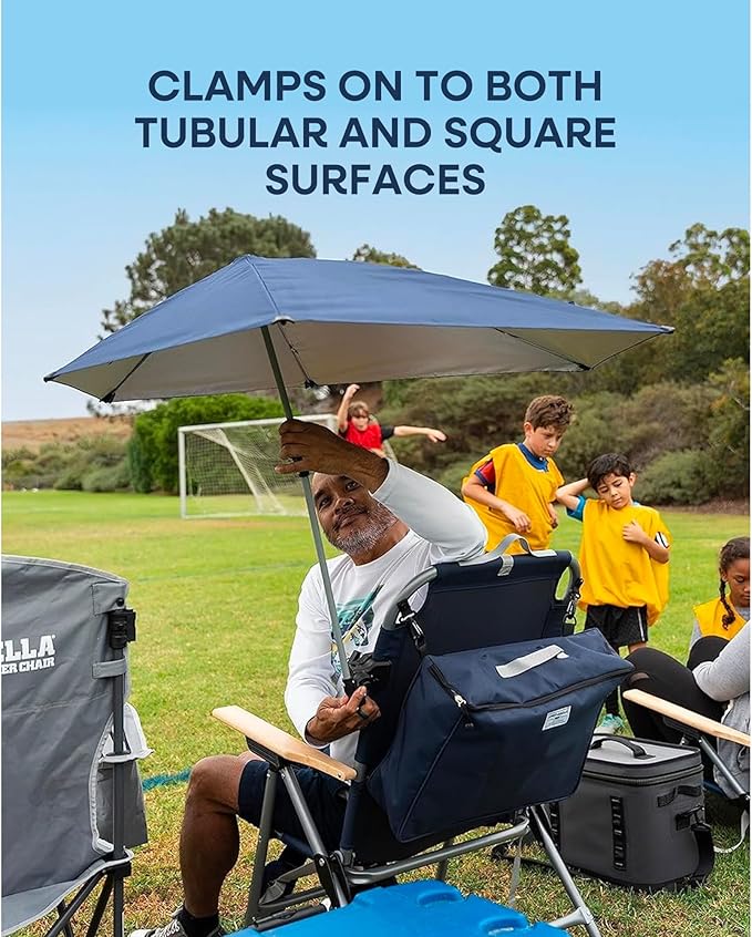 Sport-Brella Versa-Brella SPF 50+ Protection Adjustable Umbrella with Universal Clamp