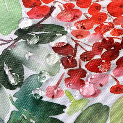 EHouseHome Outdoor Indoor 60x84 inch Round Tablecloth with Umbrella Hole and Zipper, Waterproof Zippered Patio Table Cloths, Spring/Summer Table Covers for Backyard Circular Table/BBQs/Picnic