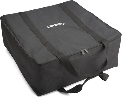 Cuisinart Gourmet Two Burner Gas Griddle Cover and Tote, Black