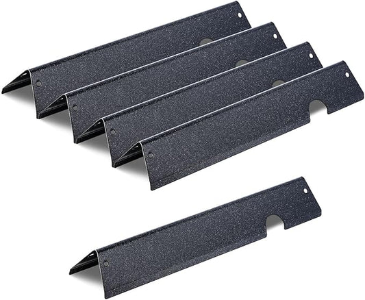 VEVOR Flavorizer Bars, 17 inch Grill Replacement Part, for Weber Genesis ll 310 315 335 340, E/S 325s, ES/SX 325s, E/S 335, EX/SX/EPX-335 Grills, Porcelain-enameled Steel Thicker Heat Plate, 5 Pack