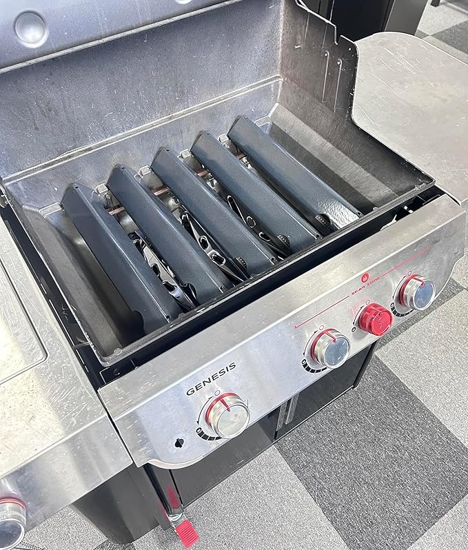 GS4 Genesis 2 Grill Parts for Weber 3 Burner GS4 Genesis II Replacement for Genesis II/II LX 300 SER,Genesis 300 (2022 YRS) Parts for Weber Flavorizer Bar 66032 67095,Heat Deflector 66040,Burner 67489