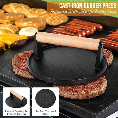 N NOBLE FAMILY 27 PCS Griddle Accessories Kit, Flat Top Grill Accessories Set for Camping, Professional Griddle Spatula Set with Melting Dome, Burger Press for Outdoor BBQ Cooking