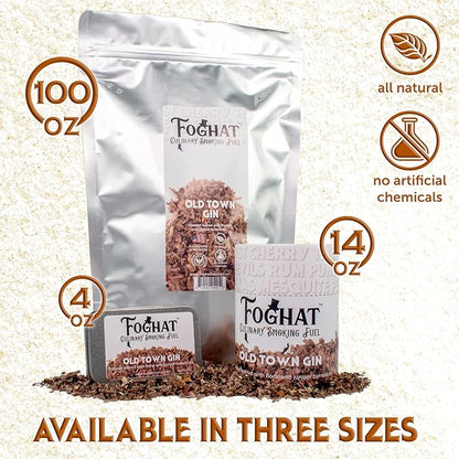 Cocktail Smoker Wood Chips - 4oz Walnut & Juniper Botanicals Shavings for Smoker, Whiskey & Drink Infuser Kit - Culinary Wooden Smoking Chips for Cocktail Smoke Gun & Drink Smokers