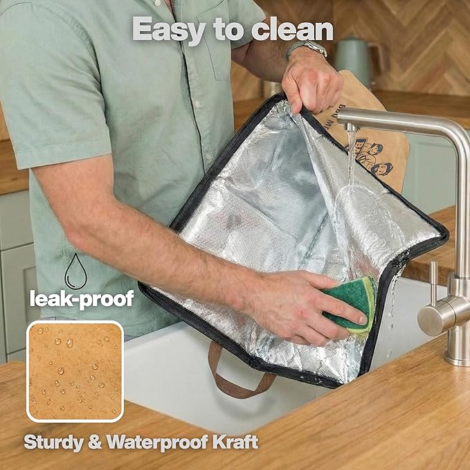 21 in BBQ Blanket for Resting Meat Insulated Leakproof Brisket Resting Bag with Wide Mouth Zipper