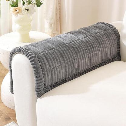 OstepDecor Couch Cover for Dogs, Washable Non Slip Sofa Cover for Pets | Soft Couch Covers for Sofa, Loveseat and Sectional, Furniture Protector Against Pet Hair & Dirt (20" x 24", Dark Grey)