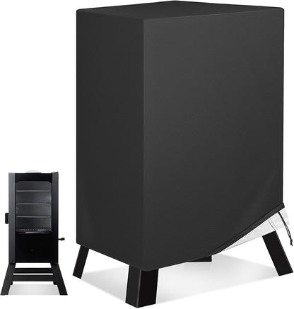 NEXCOVER Electric Smoker Cover 30 Inch - BBQ Grill Cover for Masterbuilt Smokers, Waterproof Barbecue Cover, 18.5" W x 17.5" D x 33" H, Outdoor Vertical Smoker Cover for Cuisinart, Dyna-glo.