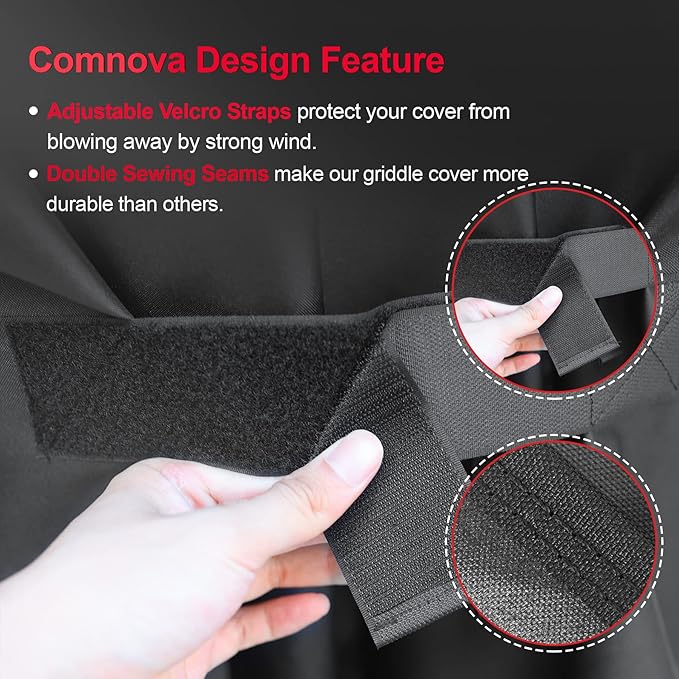 Comnova Grill Cover for Traeger Ironwood 650-600D Wood Pellet Smoker Cover for Traeger Waterproof & Heavy Duty, Premium Pellet BBQ Cover Accessory for Treager Ironwood 650 Grills