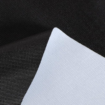 sancua 100% Waterproof Vinyl Tablecloth Table Cloth 60 Inch Round, Black | Oil Spill Proof, PVC Material, Wipe Clean Table Cover for Dining Tables, Buffet Parties and Camping
