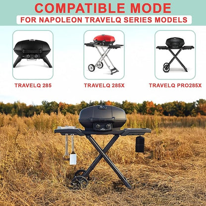 62006 Drip Pan Liners for Napoleon TravelQ 285 Series Gas Grill TQ285X, TQ PRO285, TQ285-BL-1, TQ PRO285X, PRO285-BK, TQ285X-RD-1-A, TQ240-BL, TQ240,Aluminum Grill Pans for Napoleon Accessories, 20PCS