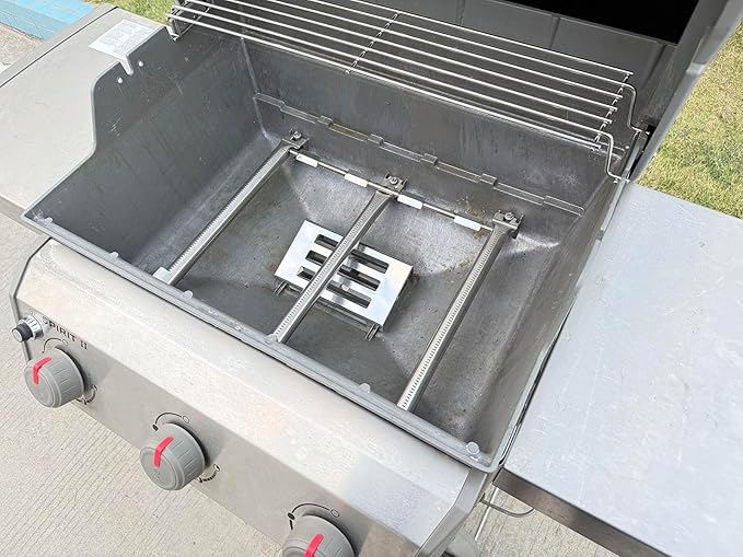 Grill Replacement Parts for Weber Spirit 2 Grill Parts GS4 Spirit II E310 E320 S310 S320 Parts for Weber GS4 Spirit 2 Burner Tube 67025 67103 69787 & Weber Heat Deflector 67060, Crossover Burner 67279